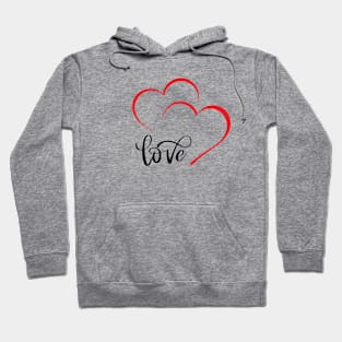 Love Heart Valentine s Day Hoodie